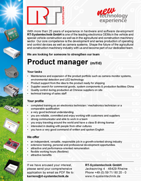 job offer product manager (m/f/d)